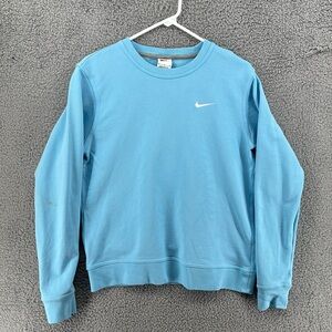 Nike Lite Weight Baby Blue‎ Crewneck Sweatshirt Men's Sz Medium